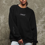 Cursive Hexclad Unisex Crew Neck Sweatshirt